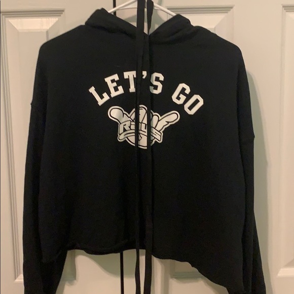 Bella Canvas Tops - stingray allstars cropped hoodie